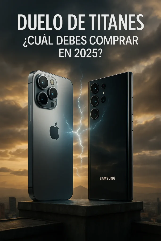 iPhone 16 Pro Max vs Samsung S25 Ultra Colombia 1